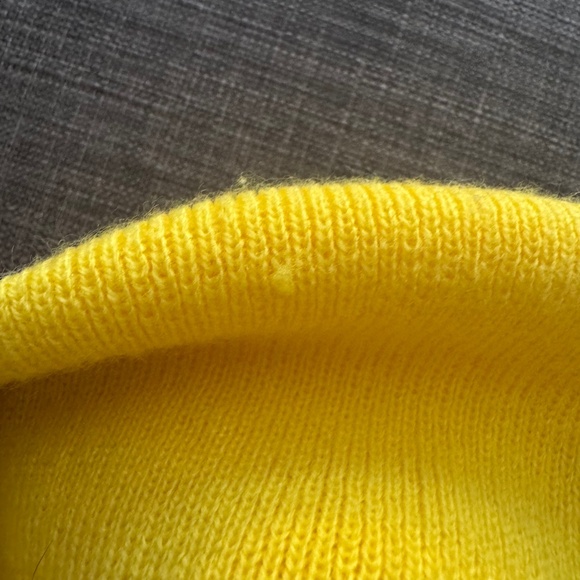 Supreme New Era Yellow “S” Logo Beanie – Knit Winter Hat - Picture 7 of 7